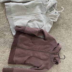 2 lululemon scuba sweatshirts
